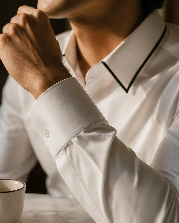 Mens_White_Giza_Cotton_Contrast_Piped_Shirt(GSG1016)