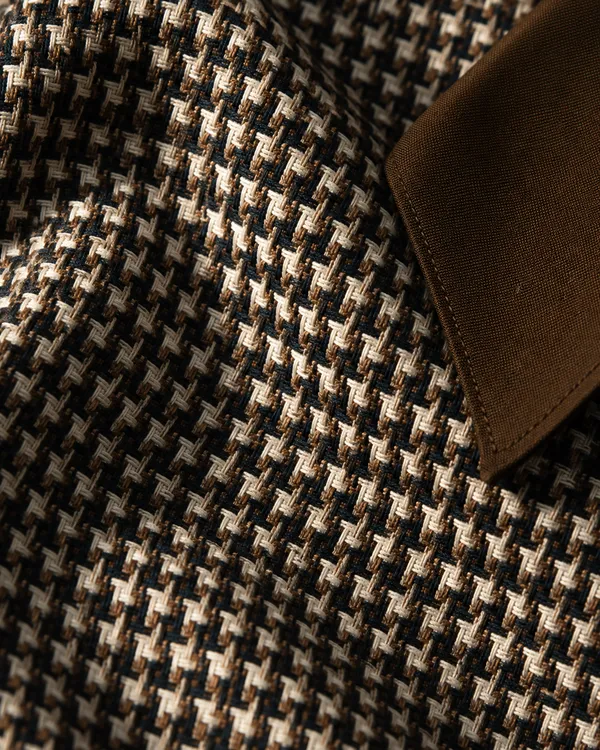 Mens_Albini_Stretch_Cotton_Micro_Check_Shirt(GSG1032)
