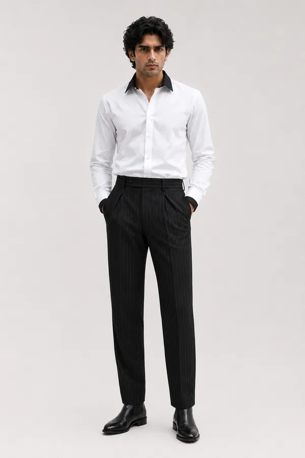 Mens_White_Giza_Cotton_Contrast_Collar_Shirt(GSG1028)