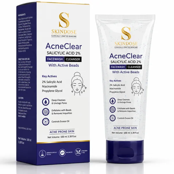 Skindose_AcneClear_Salicylic_Acid_2%_Face_Wash
