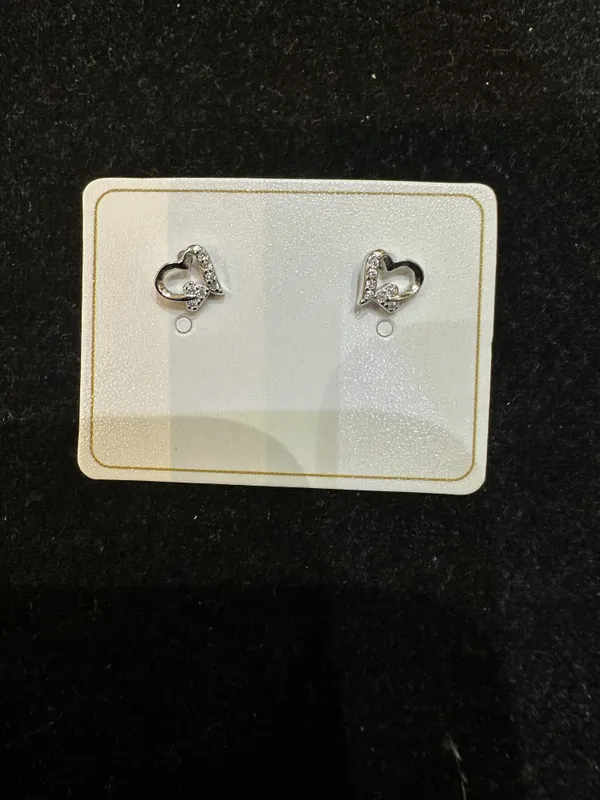 Silver_Sterling_Silver_Heart_Stud_Earrings_For_Women