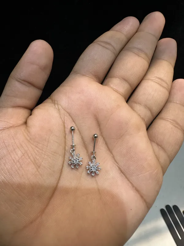 Silver_Sterling_Snowflake_Crystal_Bugadi_For_Women