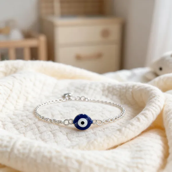 Silver_And_Blue_Evil_Eye_Charm_Sterling_Bracelet_For_Girls