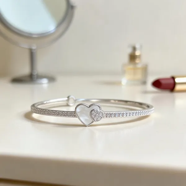 Silver_Sterling_Adjustable_Heart_Charm_Kada_For_Women