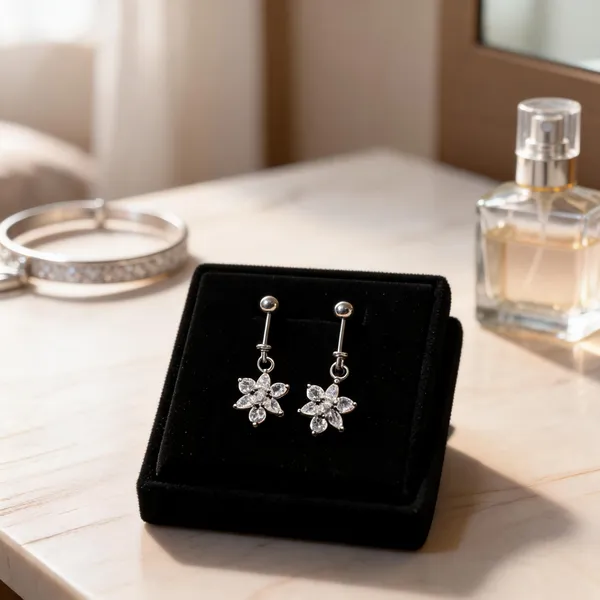Silver_Sterling_Floral_Crystal_Bugadi_Earrings_For_Women