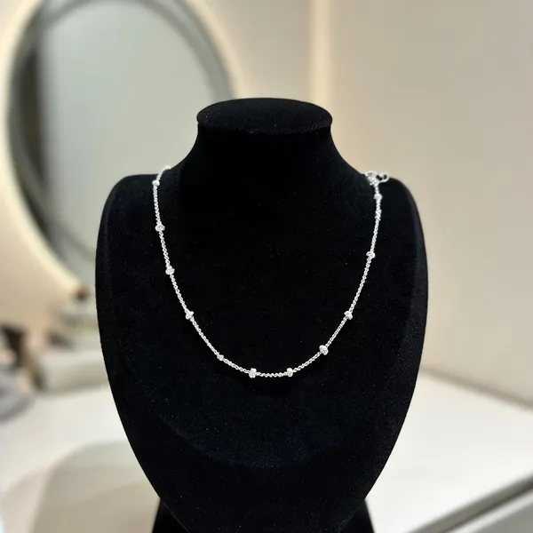 Silver_Sterling_Beaded_Ball_Chain_Necklace_For_Women