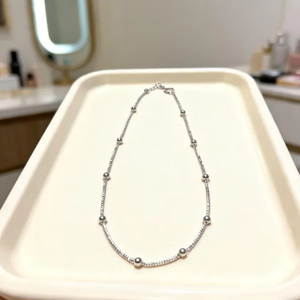 Silver_Sterling_Beaded_Box_Chain_Necklace_For_Women