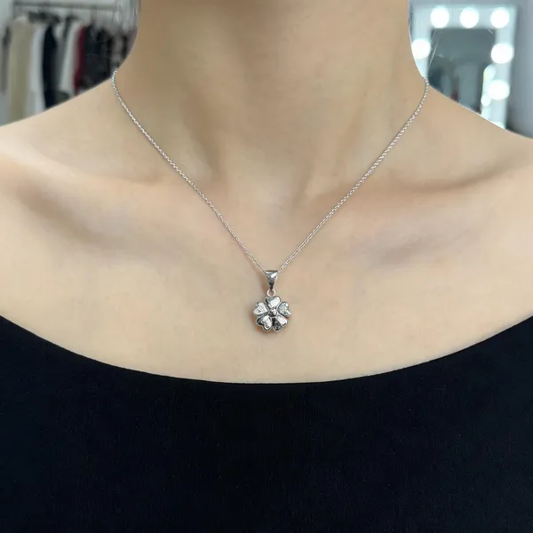 Silver_Sterling_Floral_Heart_Design_Pendant_For_Women