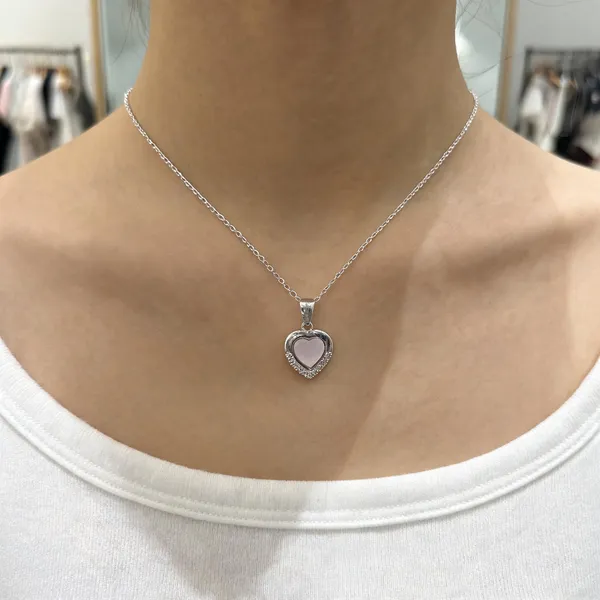 Silver_Pink_Stone_Heart_Shape_Pendant_For_Women