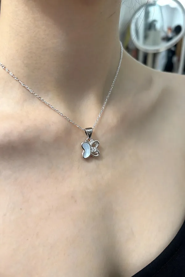 Silver_Sterling_Mother_Of_Pearl_Butterfly_Pendant_For_Women