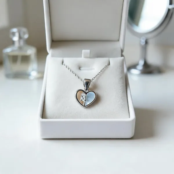Silver_Sterling_Stone_Heart_Pendant_For_Women