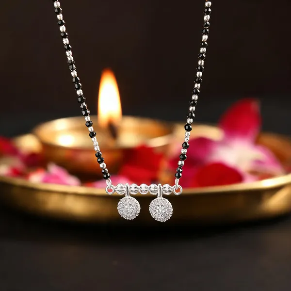 Silver_Sterling_Silver_Double_Chain_Mini_Ganthan_Mangalsutra_For_Women