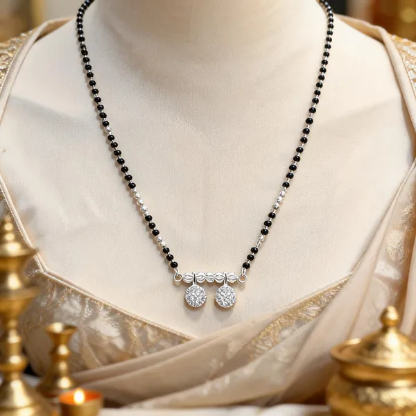 Silver_Sterling_Silver_Double_Chain_Mini_Ganthan_Mangalsutra_For_Women