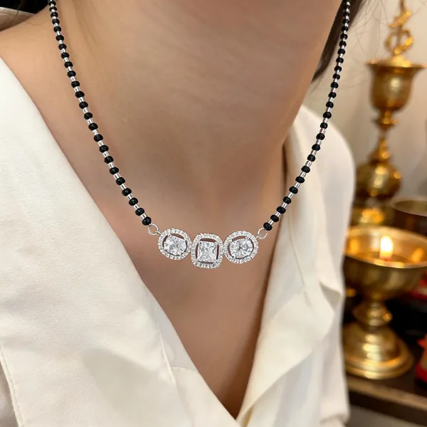 Silver_Sterling_Black_Beaded_Cz_Solitaire_Mangalsutra_For_Women