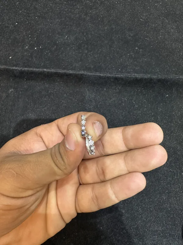 Silver_Sterling_Star_Design_Hoop_Bali_Rings_For_Women