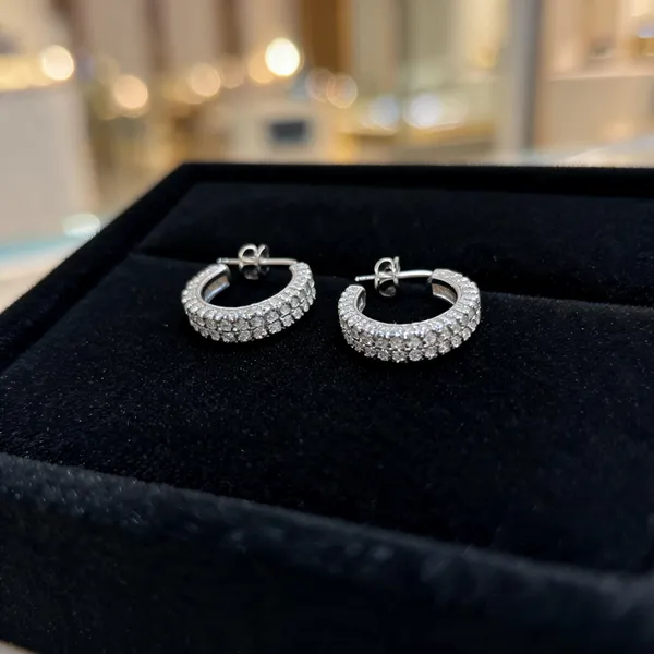 Silver_Sterling_Studded_Small_Hoop_Bali_Rings_For_Women