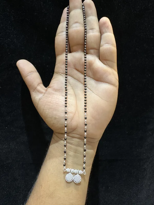 Silver_Sterling_Silver_Double_Round_Pendant_Mangalsutra_For_Women