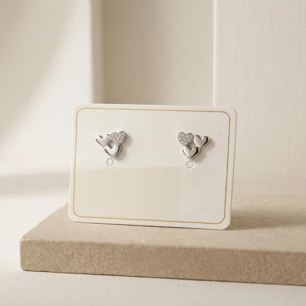 Silver_Sterling_Triple_Heart_Stud_Earrings_For_Women