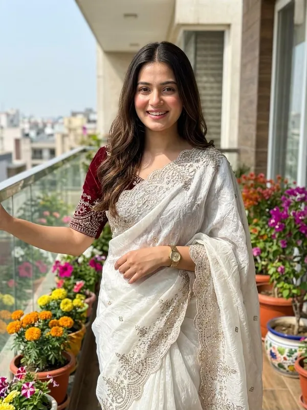 Pure_Satin_Silk_Saree_With_Heavy_Sequins_Embroidery_Work