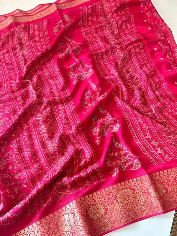 Printed_Mysore_Silk_Blend_Saree_(Pink)