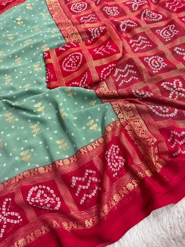 Geometric_Print,_Printed_Bandhani_Georgette_Saree_(Multicolor)