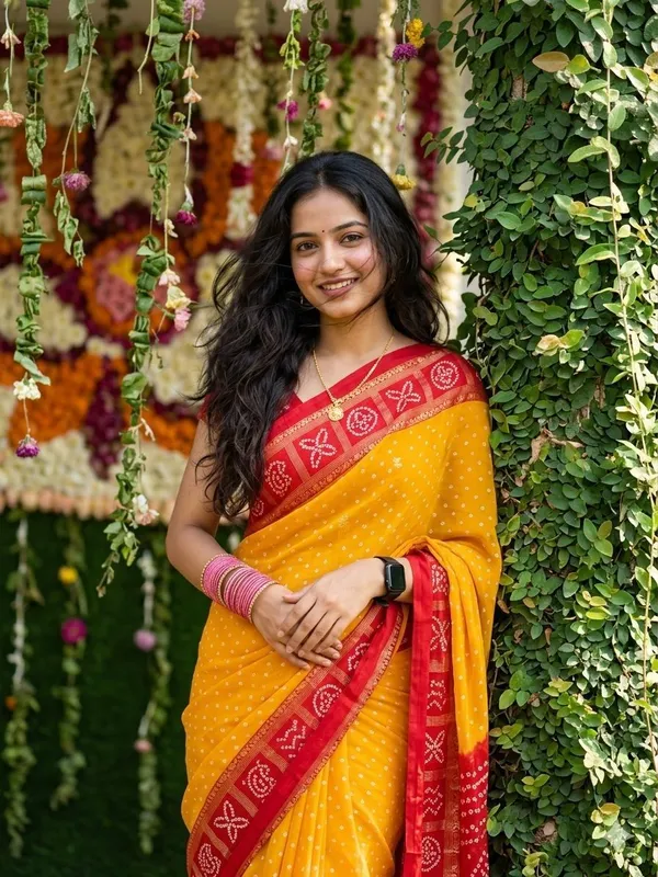 Floral_Print,_Printed_Daily_Wear_Georgette_Saree_(Red)