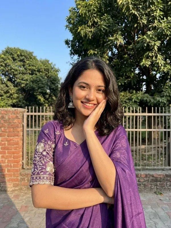 Embroidered_Daily_Wear_Georgette_Saree_(Purple)