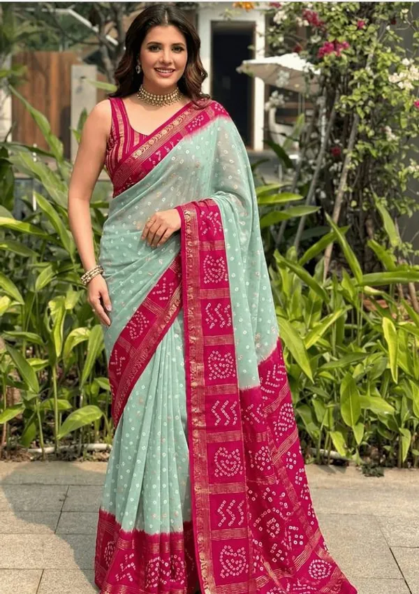 Printed_Daily_Wear_Georgette_Saree_(Multicolor)