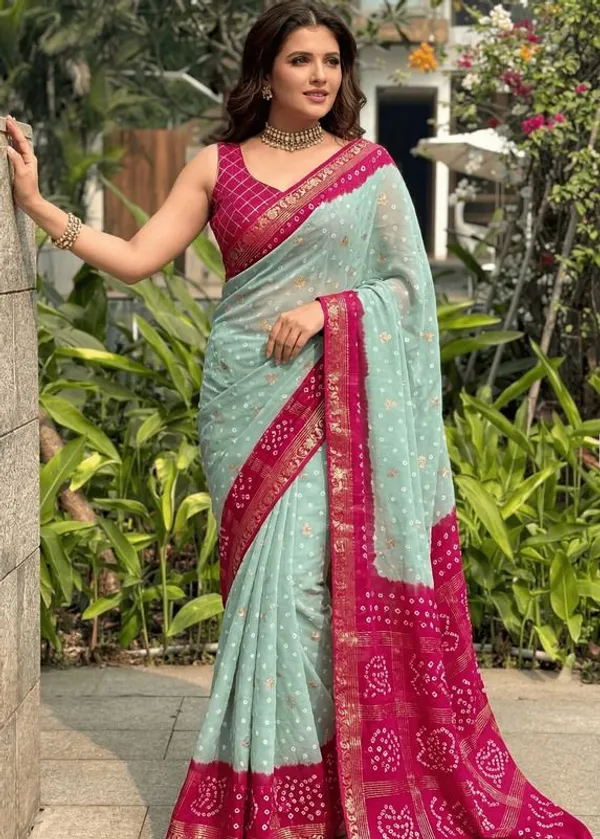 Printed_Daily_Wear_Georgette_Saree_(Multicolor)
