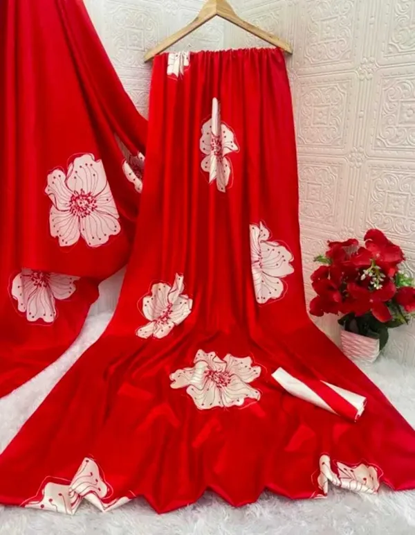 Floral_Print,_Printed_Daily_Wear_Crepe_Saree_(Red)