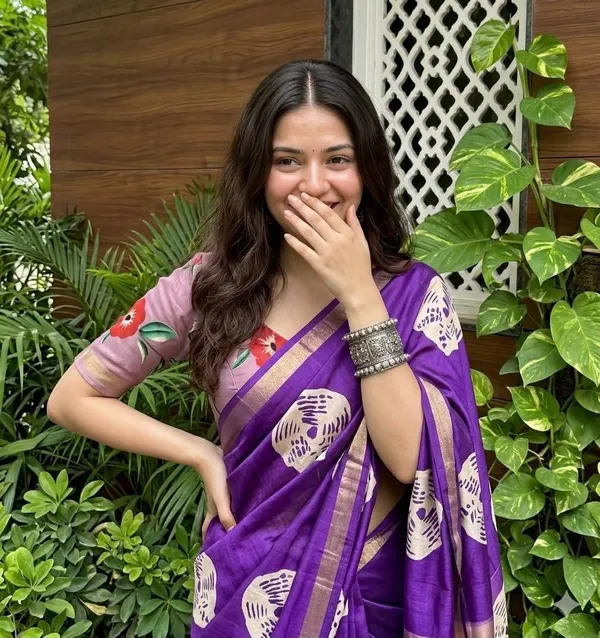 Floral_Print_Daily_Wear_Cotton_Silk_Saree_(Purple)
