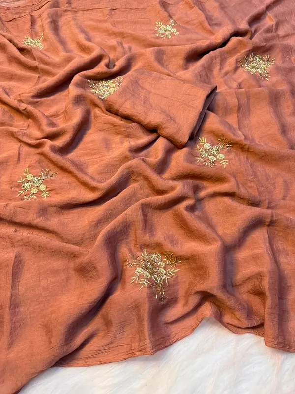 Tranding_Soft_Crush_Silk_Embroidery_Dana_Cut_Work_Saree_With_Running_Blouse