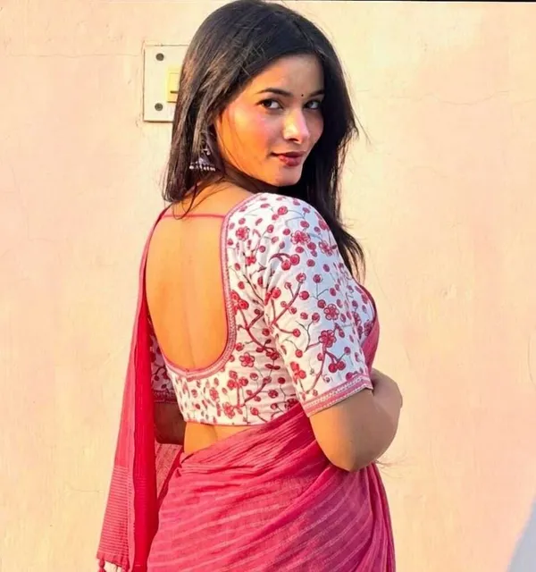 Purple_Chiffon_Striped_Saree_For_Women