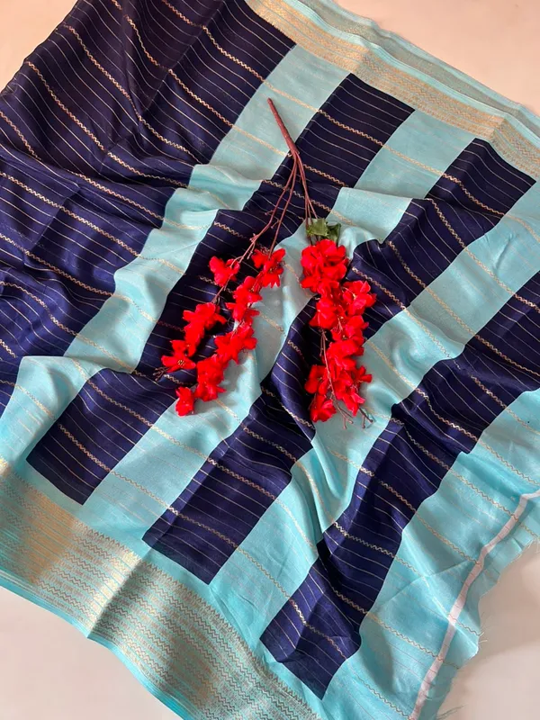 Printed_Assam_Silk_Mysore_Dola__Blend_Saree_(Blue)