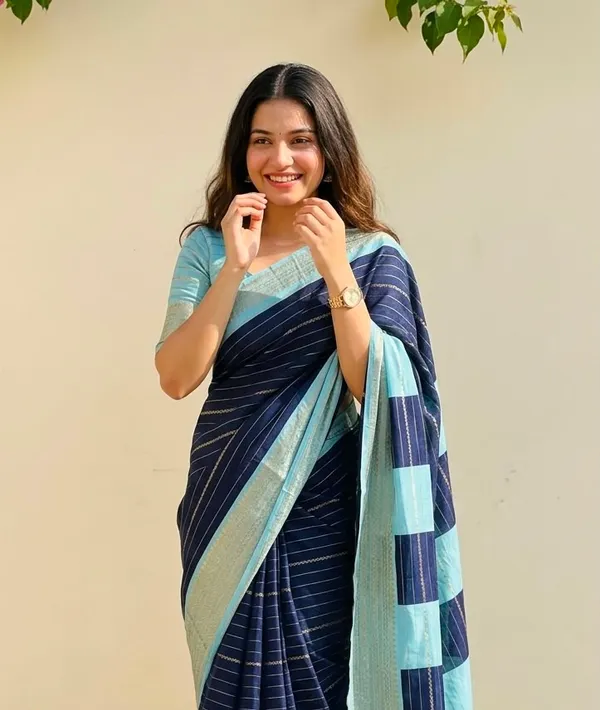 Printed_Assam_Silk_Mysore_Dola__Blend_Saree_(Blue)