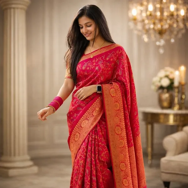 Printed_Mysore_Silk_Blend_Saree_(Pink)