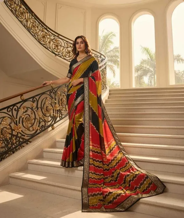 Multicolor_Cotton_Silk_Striped_And_Printed_Saree_For_Women