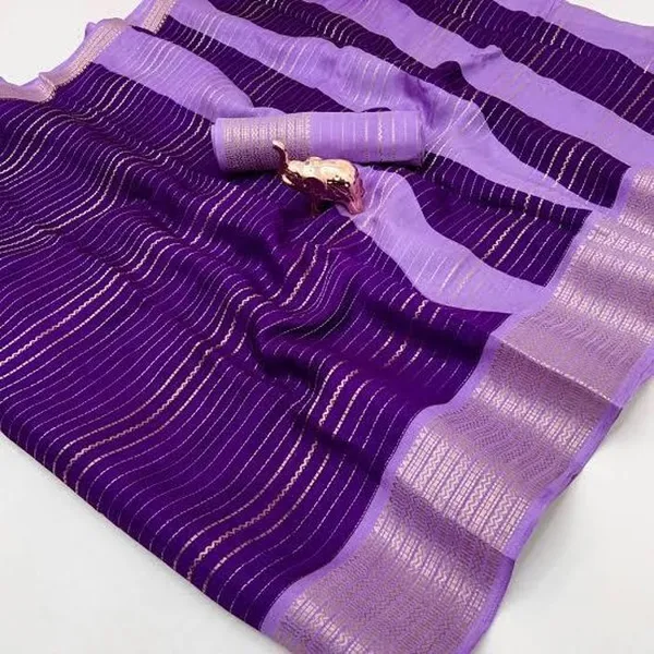 Purple_Cotton_Silk_Striped_And_Checkered_Saree_For_Women