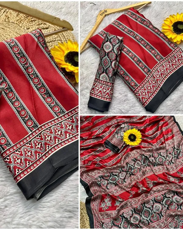 Printed_Bollywood_Crepe_Saree_(Black)