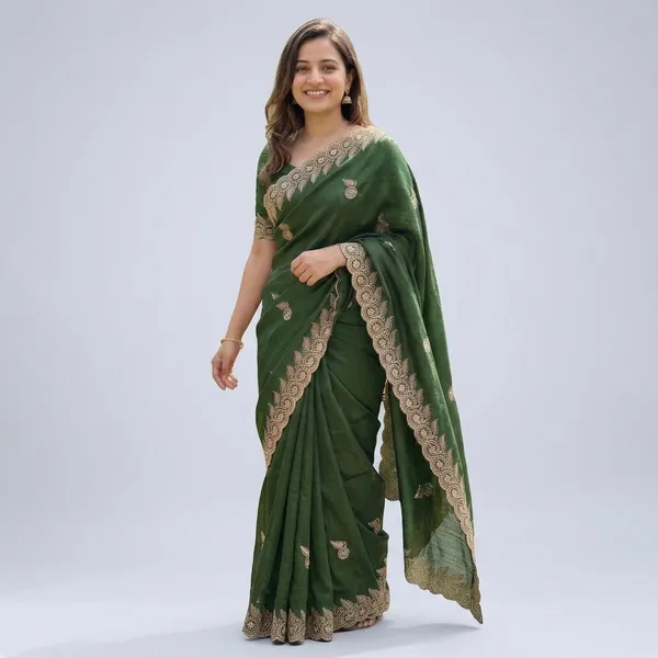 Embroidered_Bollywood_Georgette_Saree_(Green)