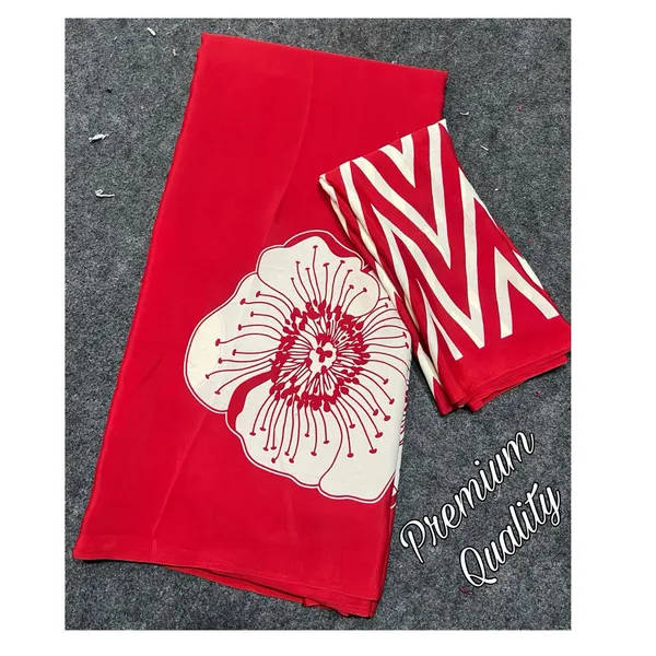 Floral_Print,_Printed_Daily_Wear_Crepe_Saree_(Red)