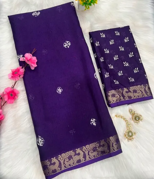 Embroidered,_Tie-Dye,_Woven_Bollywood_Cotton_Silk_Saree_(Purple)