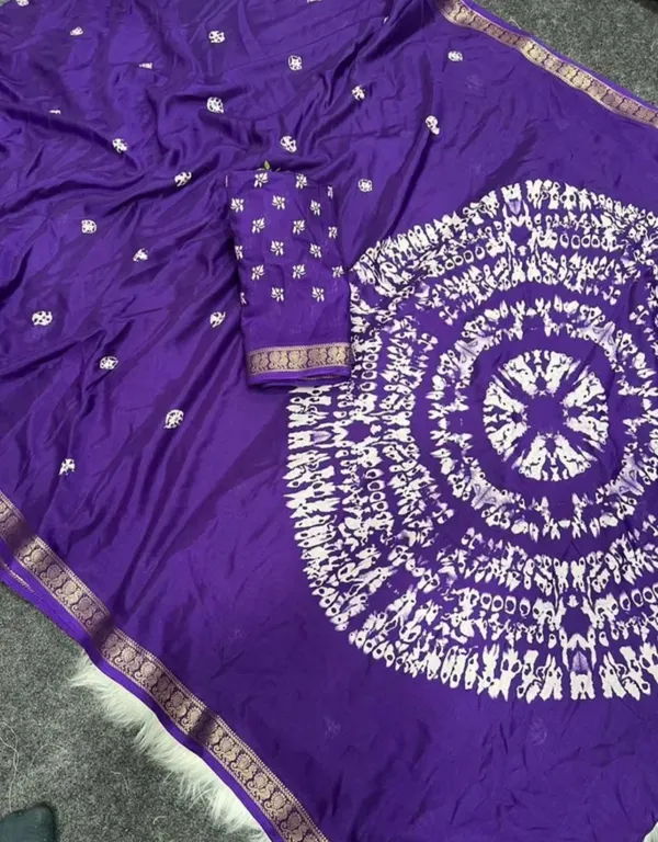 Embroidered,_Tie-Dye,_Woven_Bollywood_Cotton_Silk_Saree_(Purple)