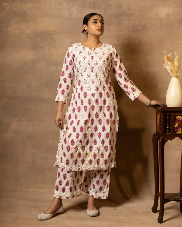 Cotton_Coord_Floral_Printed_Kurta_With_Pallazo_Set
