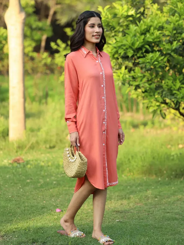 Sahiba_Luxury_Rayon_Blush_Red_Chikankari_Long_Shirt