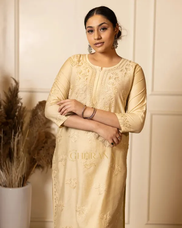 Ruhi_Chanderi_Chikankari_Beige_Kurta_Set_With_Embroidered_Palazzo