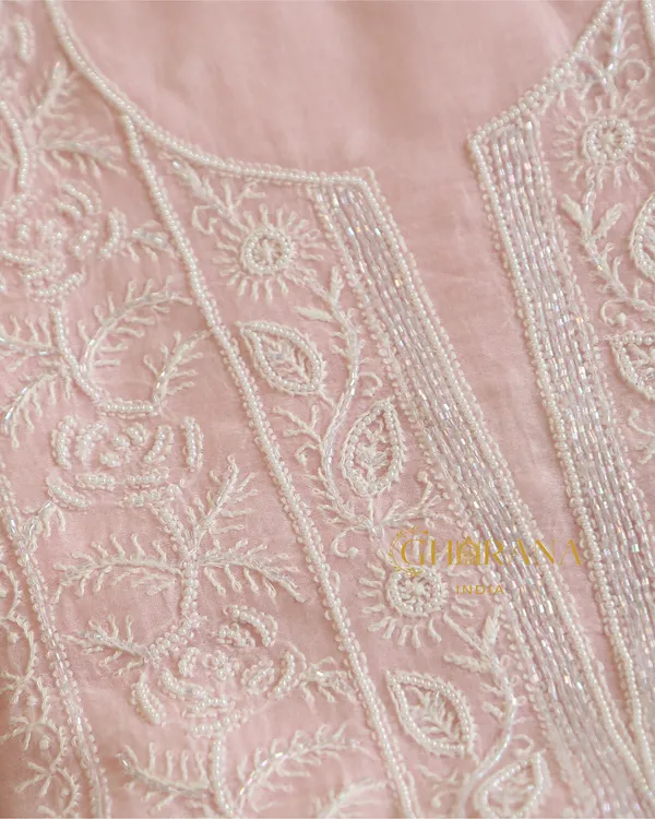 Premium_Mulchanderi_3_Pc_Unstitched_Kurta_Dupatta_And_Bottom_Set_In_Pearl_Katdana_Jaal_Work_Light_Pink
