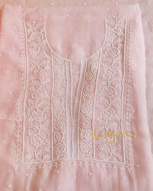 Premium_Mulchanderi_3_Pc_Unstitched_Kurta_Dupatta_And_Bottom_Set_In_Pearl_Katdana_Jaal_Work_Light_Pink