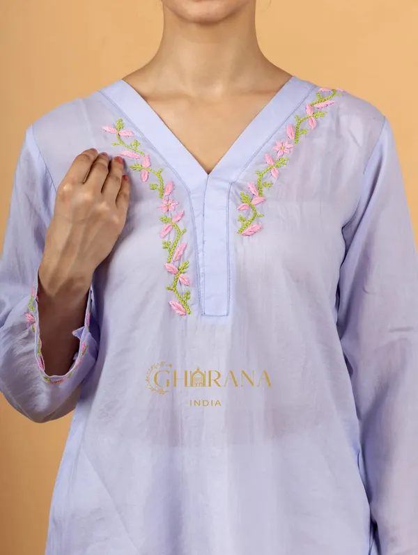 Sahiba_Premium_Modal_Cotton_Lavender_Chikankari_Top