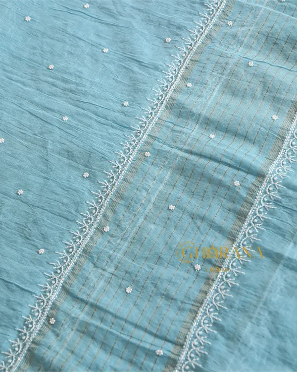 Premium_Mulchanderi_3_Pc_Unstitched_Kurta_Dupatta_And_Bottom_Set_In_Pearl_Katdana_Jaal_Work_Powder_Blue